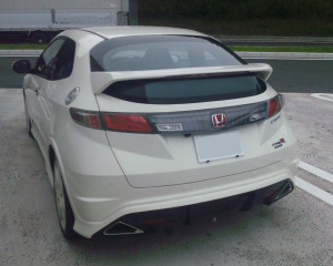 シビックTypeR Euro後ろ姿その1 シビックTypeR Euro後ろ姿その1