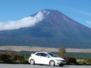 富士山とCIVIC 富士山とCIVIC